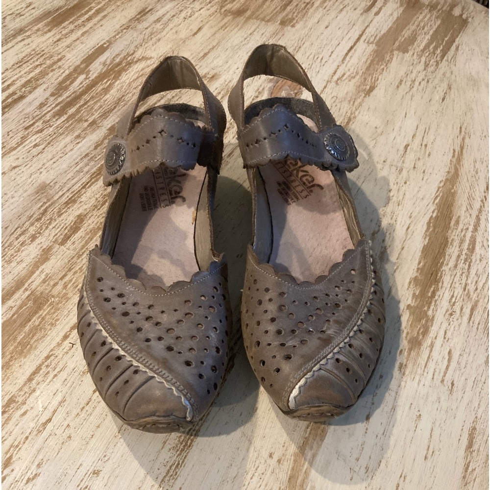 Rieker’s  gray shoes